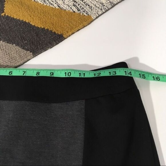 TAHARI ARTHUR S. LEVINE PONTE COLORBLOCK PENCIL SKIRT 2P CAREERWEAR MINIMALIST - Picture 5 of 9